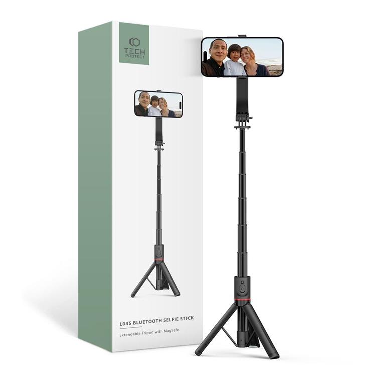 Tech-Protect Tech-Portect Selfiestick Tripod Magsafe - Svart