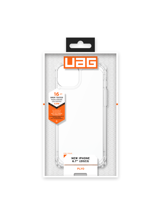 UAG UAG Mobilskal till iPhone 15 Plus Plyo - Ice