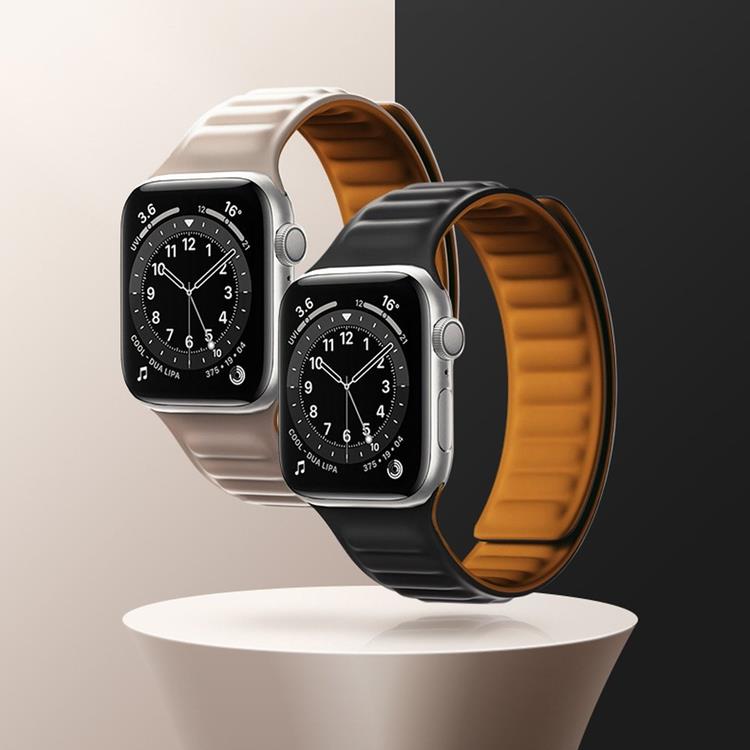 OEM Apple Watch 2/3/4/5/6/SE (38/40/41mm) Armband Magnetic Strap - Blå