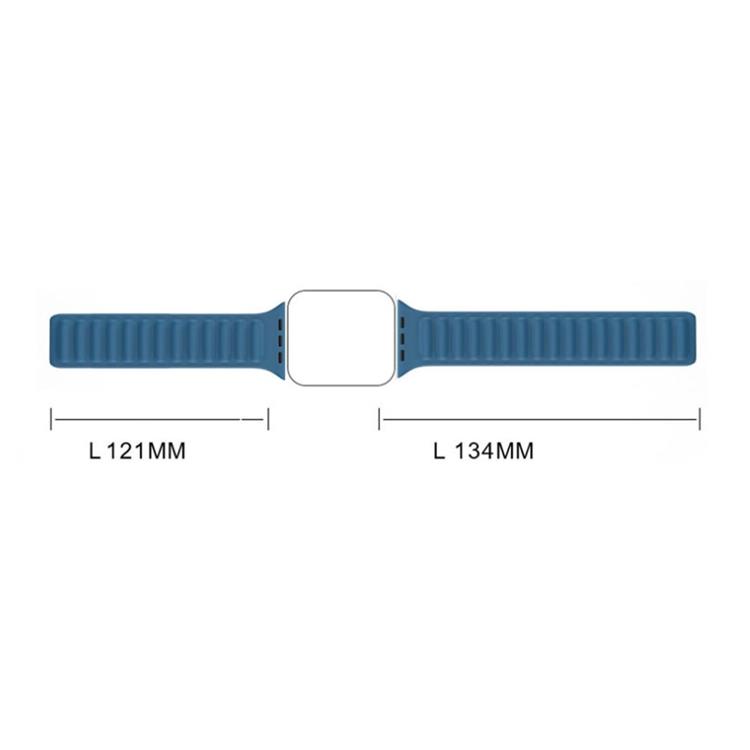OEM Apple Watch 2/3/4/5/6/SE (38/40/41mm) Armband Magnetic Strap - Blå
