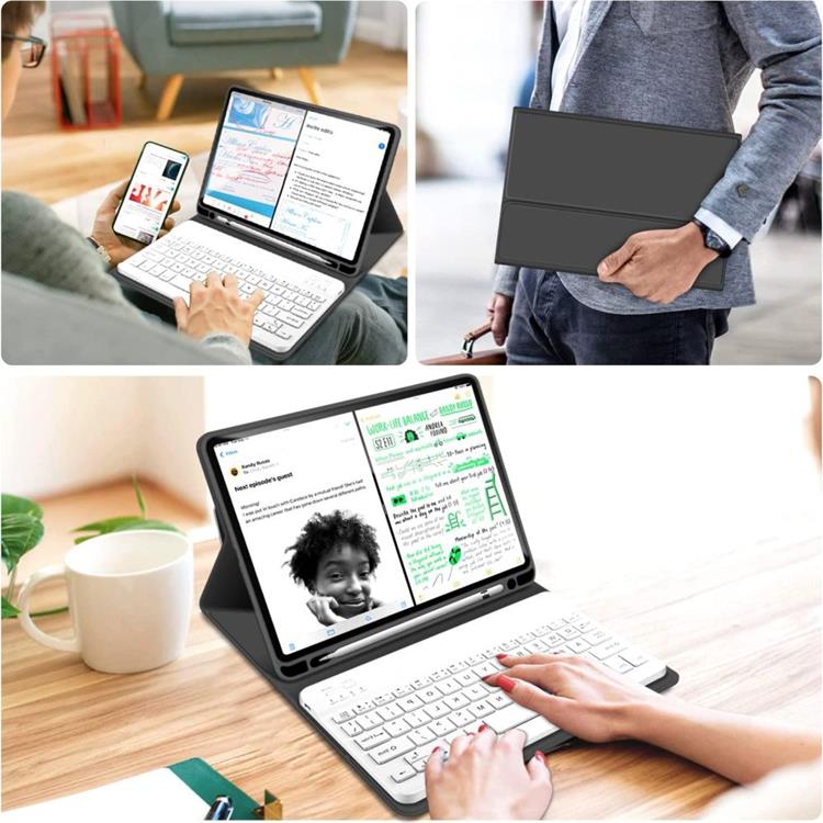 Tech-Protect Tech-Protect iPad Pro 11 (2020/2021/2022) Fodral med Engelskt Tangentbord