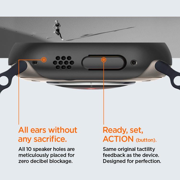 Spigen Spigen Apple Watch Ultra (49mm) Skal Thin Fit - Svart