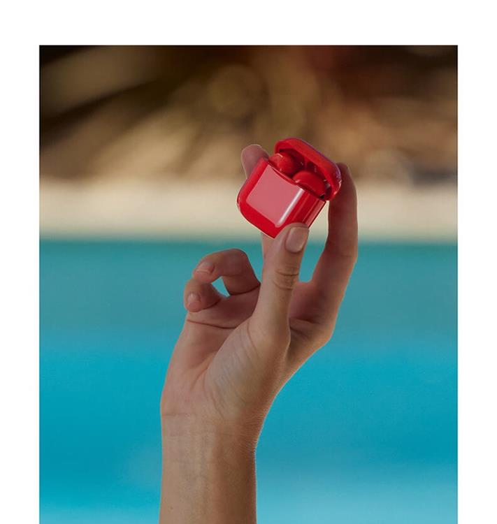 Happy Plugs Happy Plugs Joy Hörlur In-Ear TWS - Röd