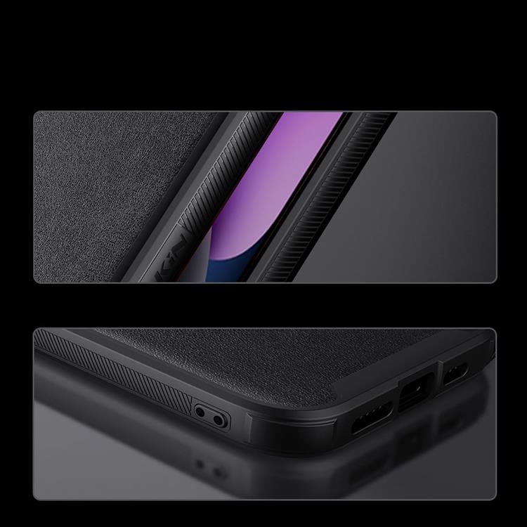 Nillkin Nillkin iPhone 14 Skal CamShield Läder S - Svart