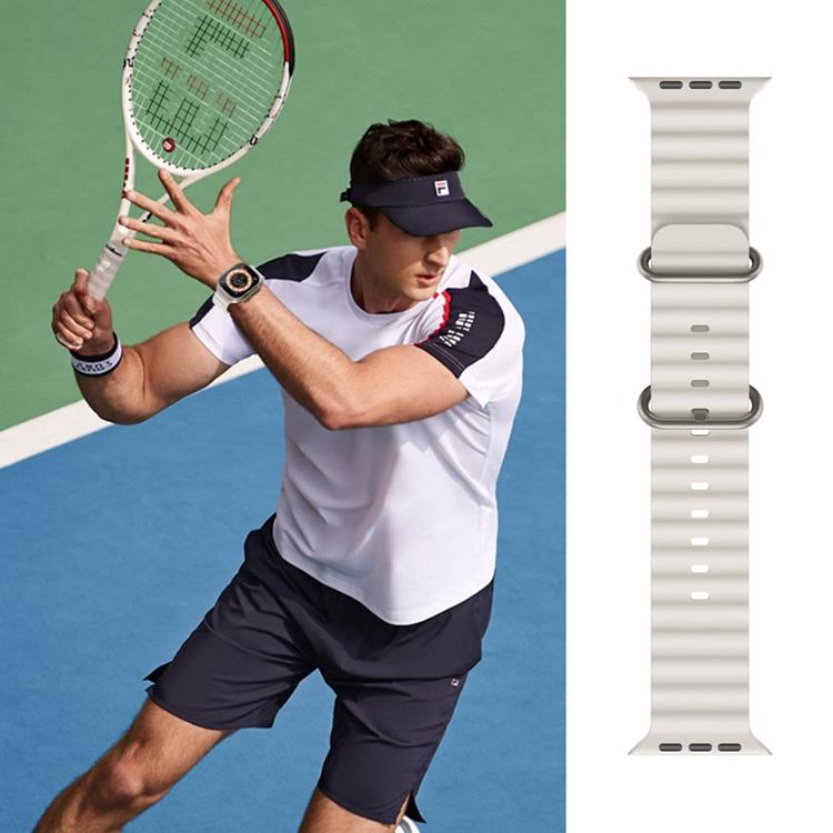 Tech-Protect Tech-Protect Apple Watch 4/5/6/7/8/SE/Ultra (42/44/45/49mm) Armband - Beige