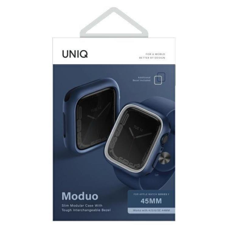 UNIQ UNIQ Apple Watch 4/5/6/7/8/SE (44/45mm) Skal - Grå/Blå