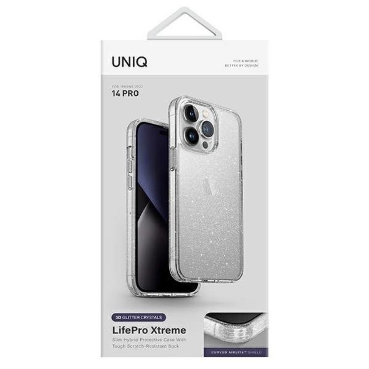 UNIQ UNIQ iPhone 14 Pro Max Skal LifePro Xtreme - Clear/Tinsel Lucent