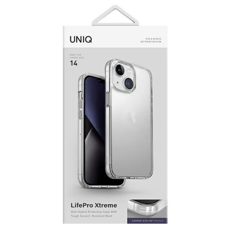 UNIQ UNIQ iPhone 14 Plus Skal LifePro Xtreme - Clear/Tinsel Lucent