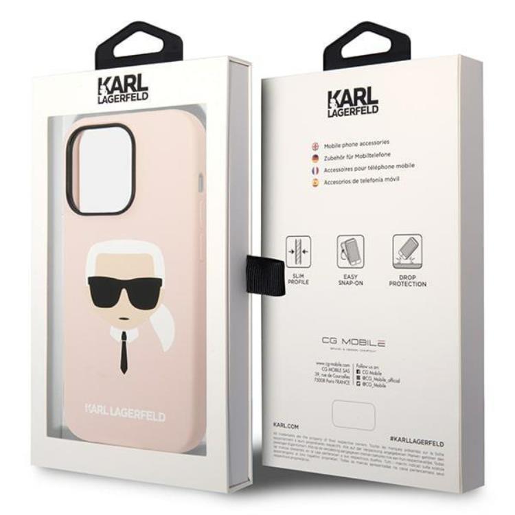 KARL LAGERFELD Karl Lagerfeld iPhone 14 Pro Max Skal Magsafe Silicone Karls Head