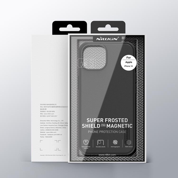 Nillkin Nillkin iPhone 14 Plus Skal Super Frosted Shield - Svart