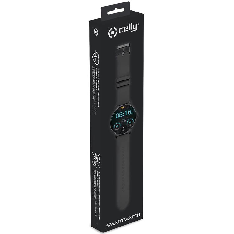 Celly Celly Smartwatch Trainerround2 - Svart