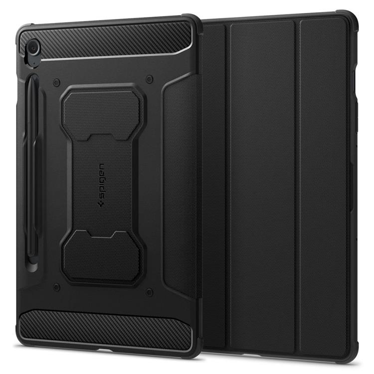 Spigen Spigen Galaxy Tab S9 FE Fodral Rugged Armor Pro - Svart