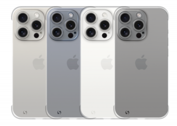 Just Mobile Just Mobile Mobilskal till iPhone 15 Pro Max Slim Fit - Crystal