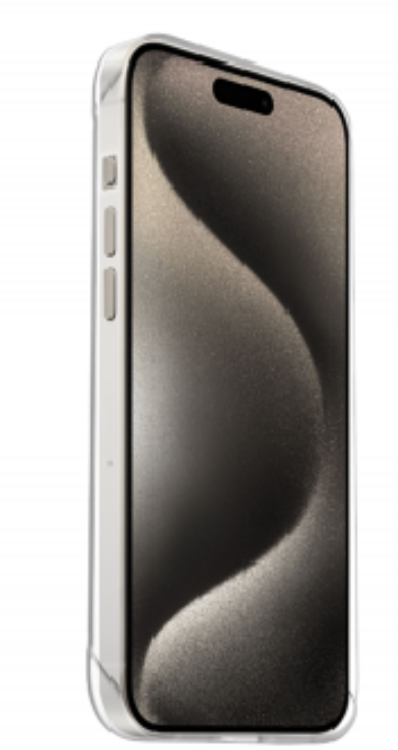 Just Mobile Just Mobile Mobilskal till iPhone 15 Pro Max Slim Fit - Crystal