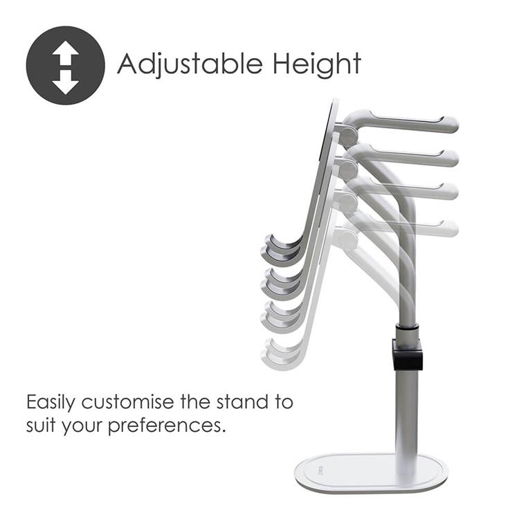 Desire2 Desire 2 Hörlursställ och mobiltelefonhållare - Silver