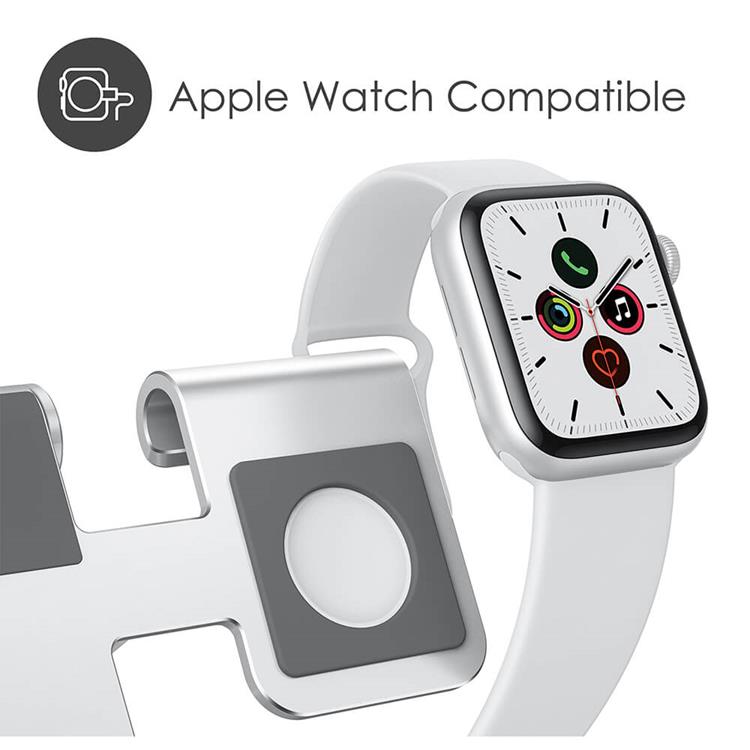 Desire2 Desire 2 Laddningsställ för Apple Watch - Silver
