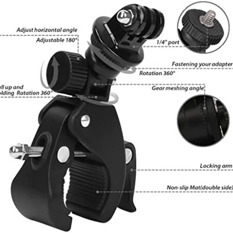 OEM Bicykel Flashlight Hållare 360 Degree