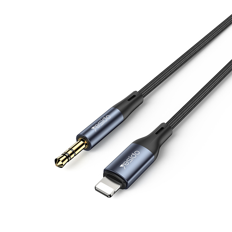 A-One Brand Lightning Till Aux Kabel 3.5mm - Svart