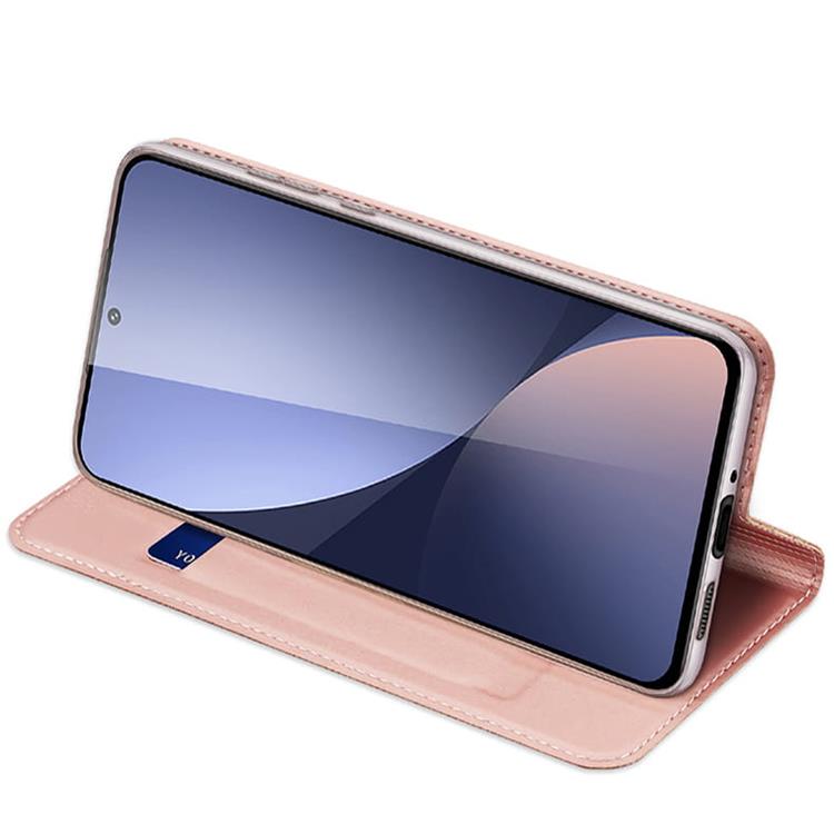 Dux Ducis DUX DUCIS Skin Pro Xiaomi Poco M6 Pro Plånboksfodral PU Läder - Rosa
