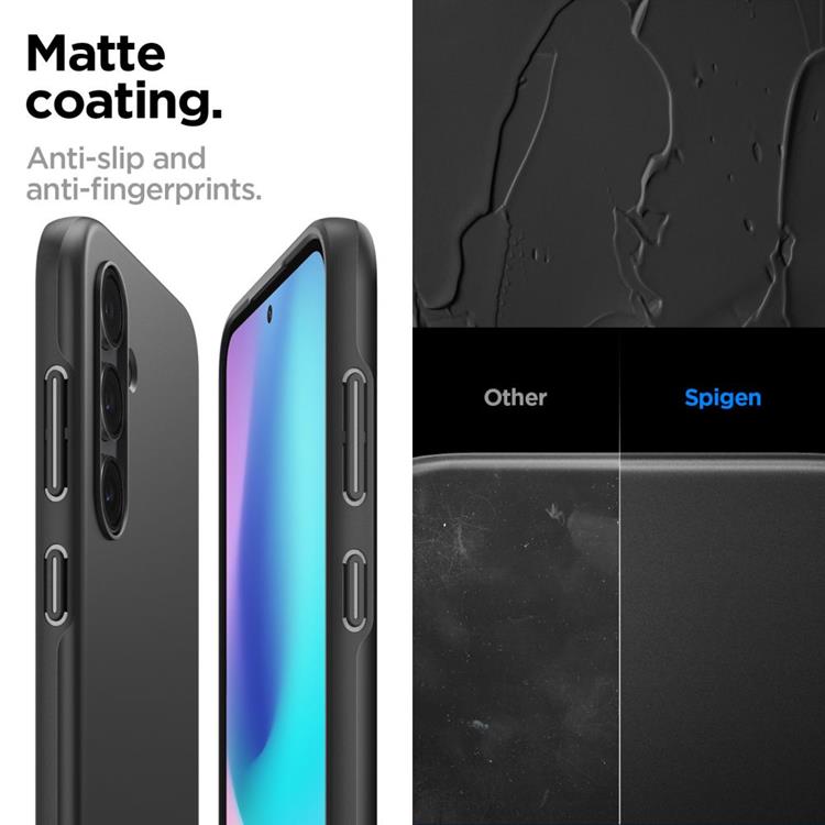 Spigen Spigen Mobilskal till Galaxy S23 FE Thin Fit - Svart