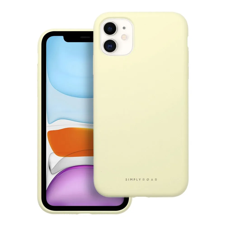 Roar Roar Mobilskal till iPhone 11 Roar Cloud Skin - Ljusgul