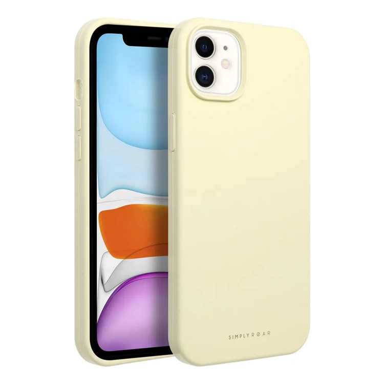 Roar Roar Mobilskal till iPhone 11 Roar Cloud Skin - Ljusgul