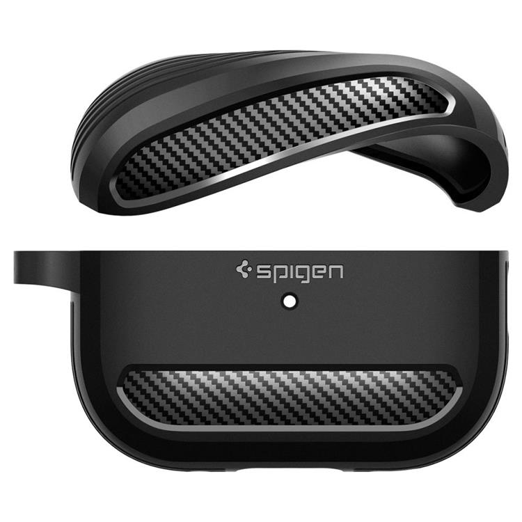 Spigen Spigen Airpods Pro 1/2 Skal Rugged Armored - Svart