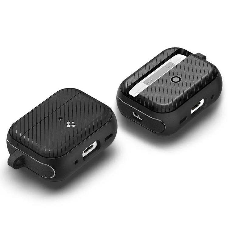Spigen Spigen Airpods Pro 1/2 Skal Rugged Armored - Svart