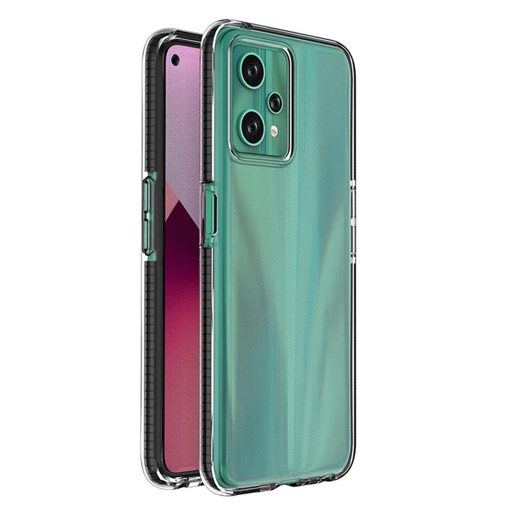 OEM Realme 9/9 Pro 5G Skal Silicone Med Frame - Svart