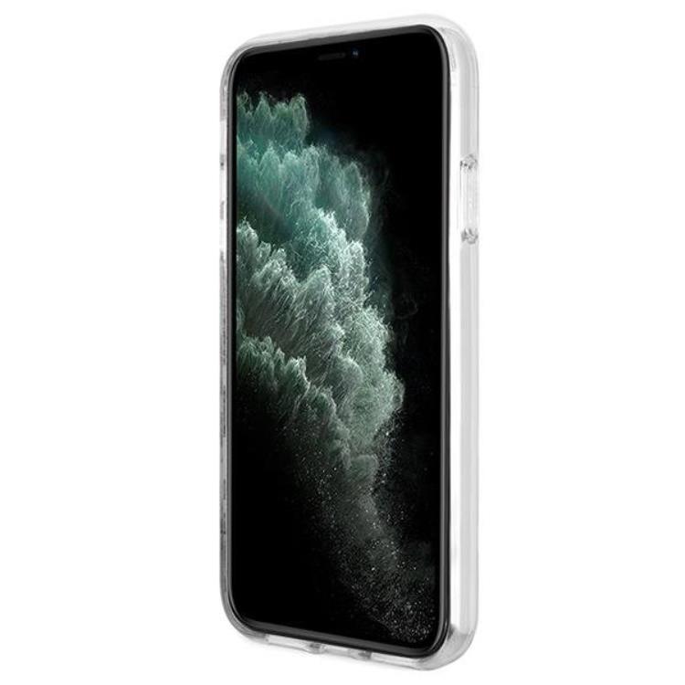 Guess Guess iPhone 11 Magsafe Skal Print + Trådlös Laddare - Brun