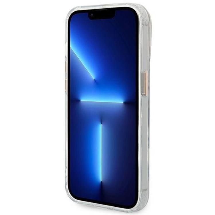 Guess GUESS iPhone 14 Pro Skal Magsafe Metal Outline - Guld