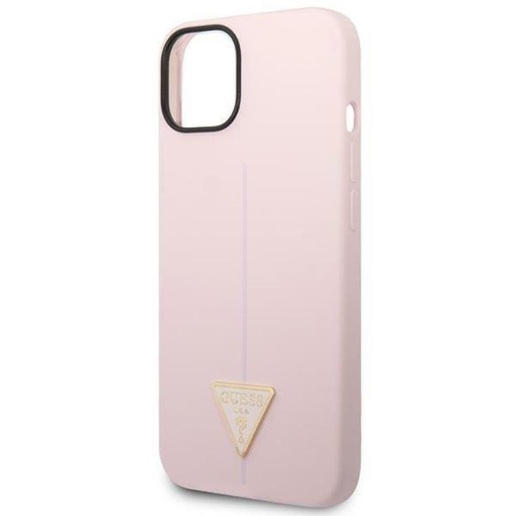Guess GUESS iPhone 14 Plus Skal Silicone Triangle - Lila