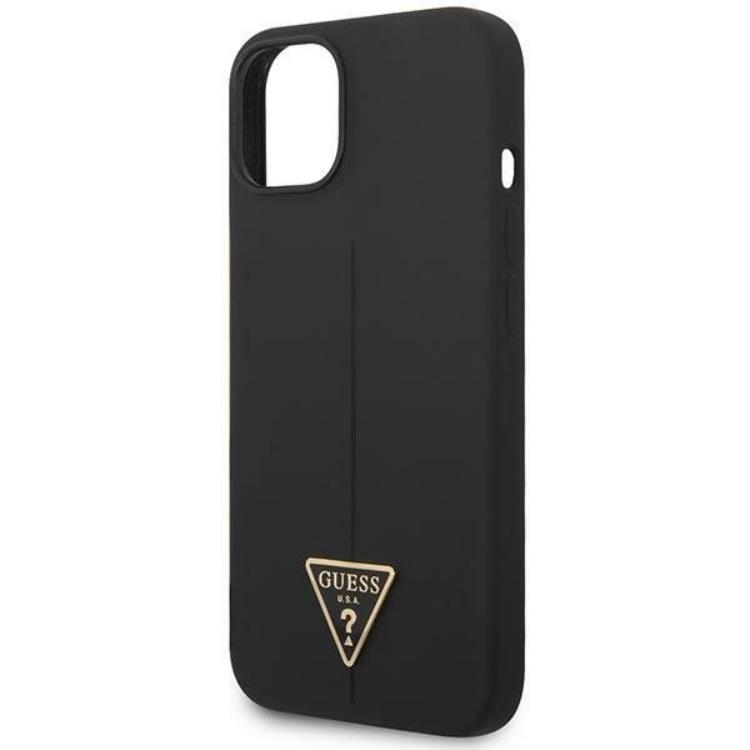 Guess GUESS iPhone 14 Plus Skal Silicone Triangle - Svart