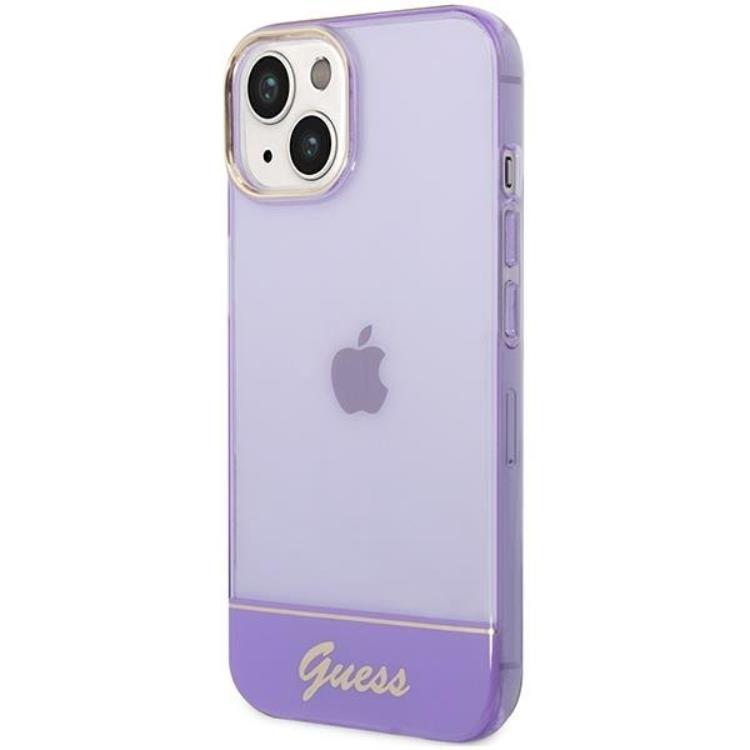 Guess GUESS iPhone 14 Plus Skal Translucent - Lila