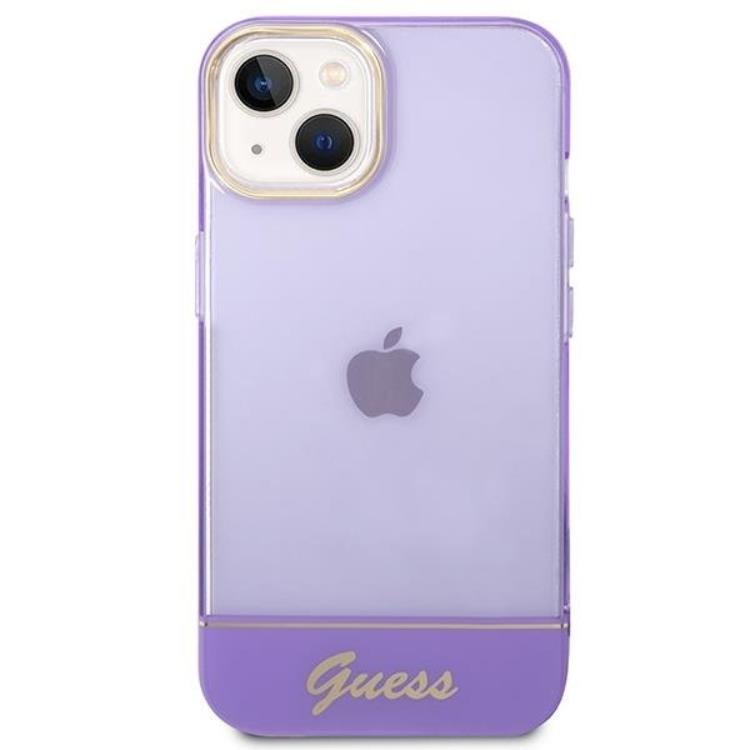 Guess GUESS iPhone 14 Plus Skal Translucent - Lila
