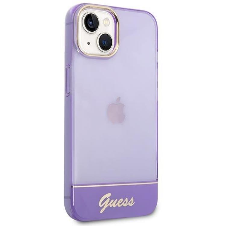 Guess GUESS iPhone 14 Plus Skal Translucent - Lila