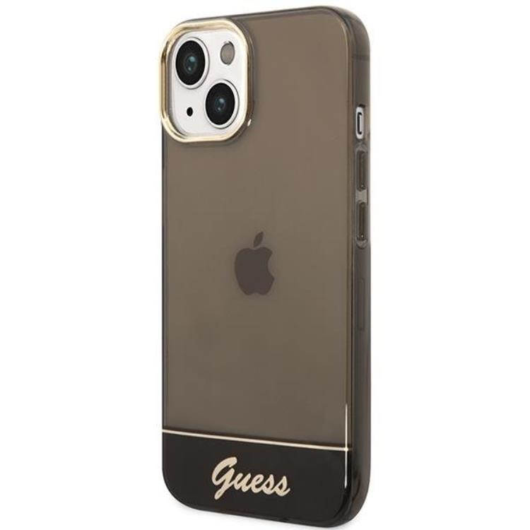 Guess GUESS iPhone 14 Plus Skal Translucent - Svart
