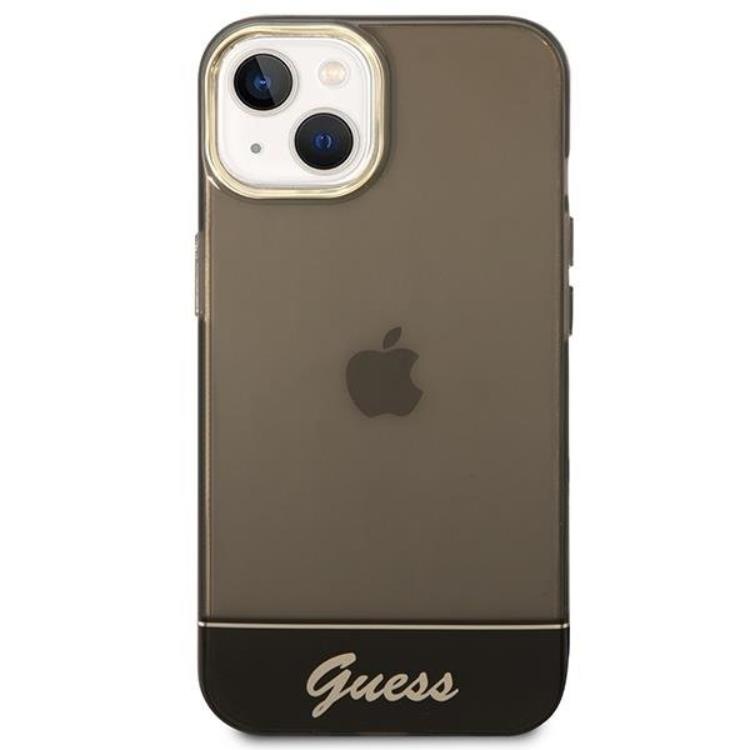 Guess GUESS iPhone 14 Plus Skal Translucent - Svart