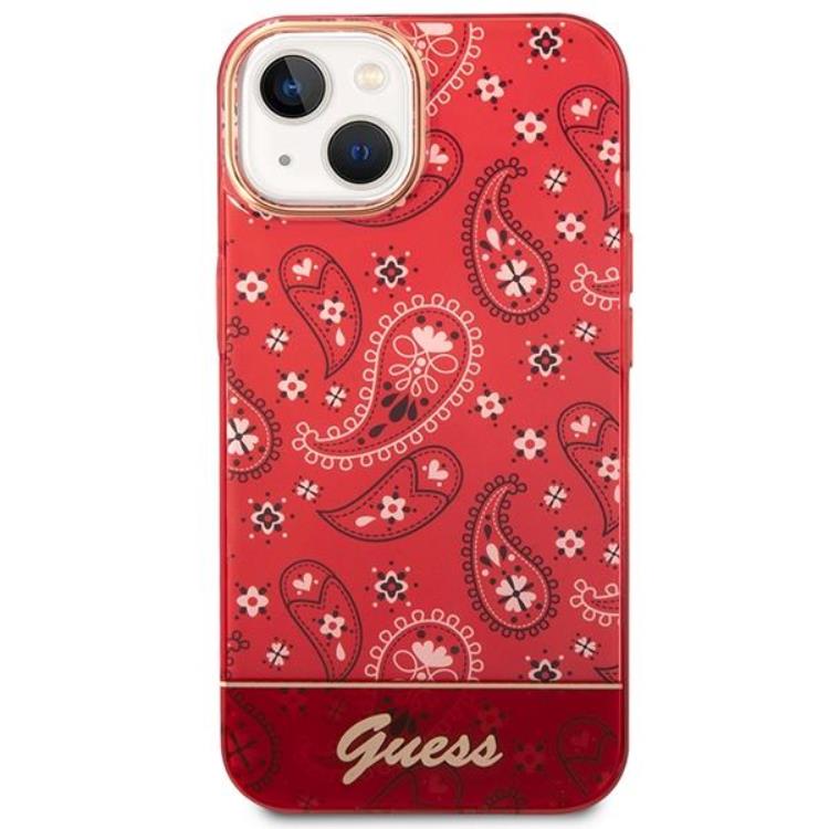 Guess GUESS iPhone 14 Pro Max Skal Bandana Paisley - Röd