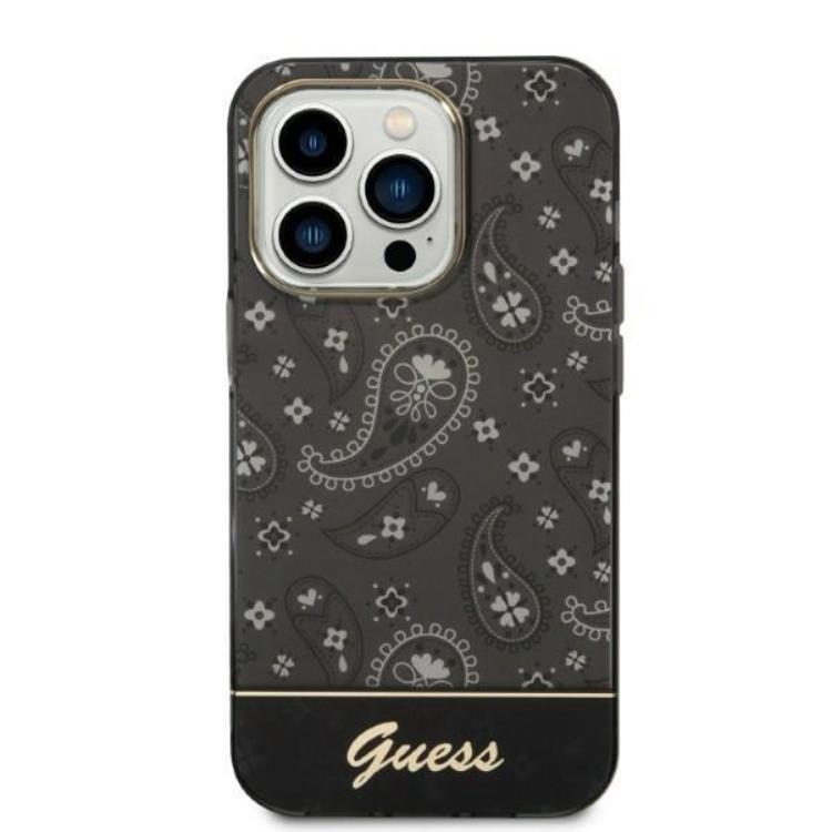 Guess GUESS iPhone 14 Pro Skal Bandana Paisley - Svart