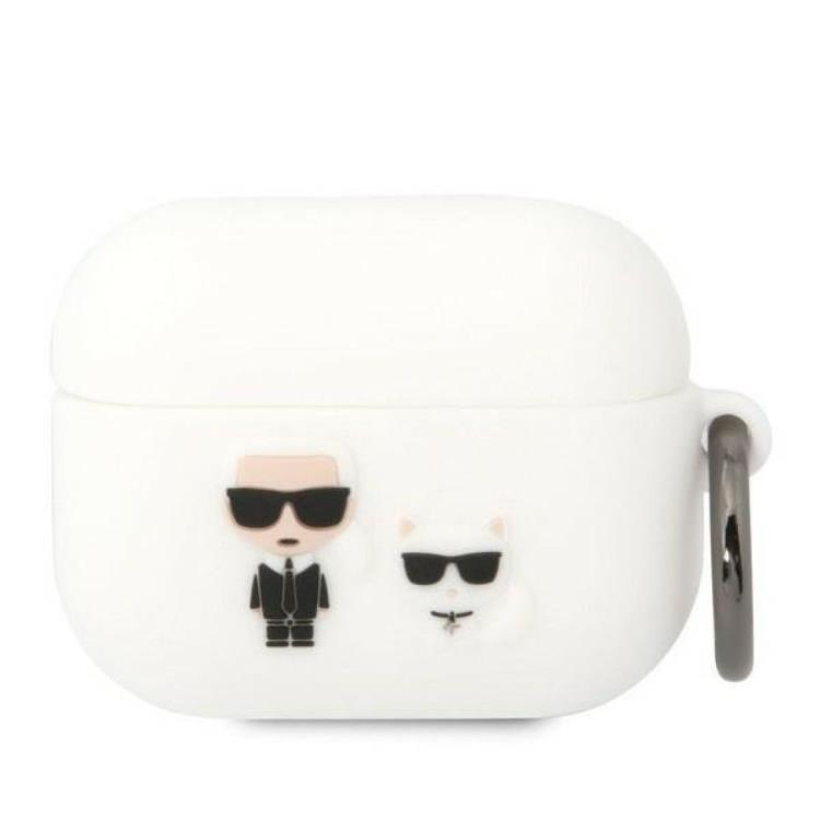 KARL LAGERFELD Karl Lagerfeld Airpods Pro Skal Karl & Choupette - Vit