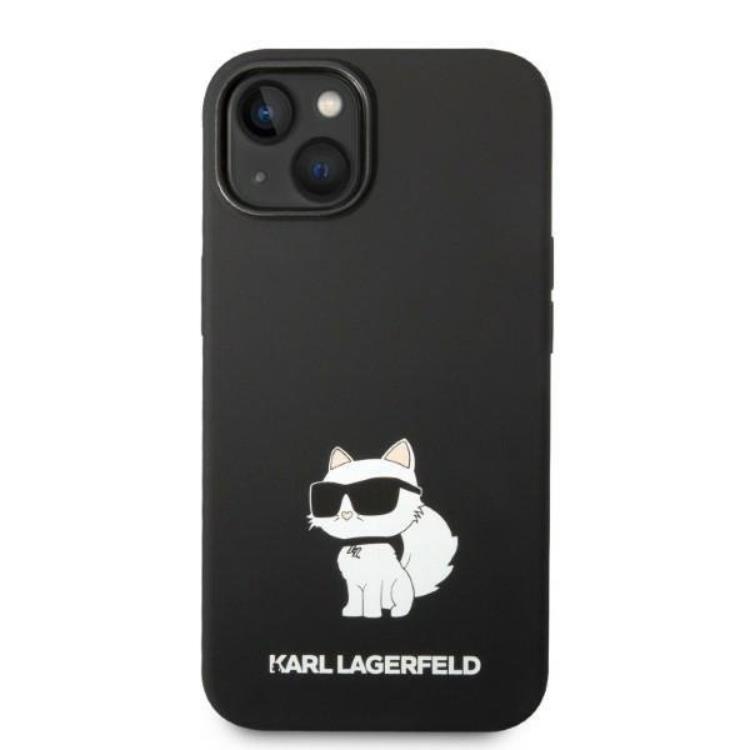 KARL LAGERFELD Karl Lagerfeld Magsafe iPhone 14 Plus Skal Choupette Silicone - Svart
