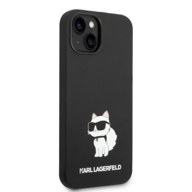 KARL LAGERFELD Karl Lagerfeld Magsafe iPhone 14 Plus Skal Choupette Silicone - Svart