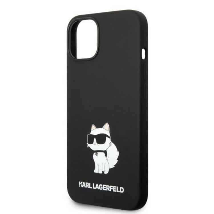 KARL LAGERFELD Karl Lagerfeld Magsafe iPhone 14 Plus Skal Choupette Silicone - Svart