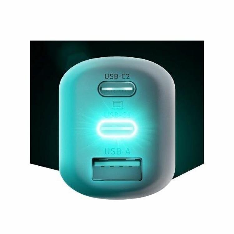 3MK 3MK Väggladdare Adapter USB-C/USB-A 65W Hyper - Vit