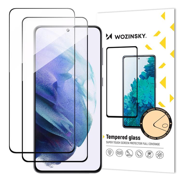 Wozinsky [2-Pack] Wozinsky Galaxy S23 Plus Härdat Glas Skärmskydd 9H Full Glue - Clear