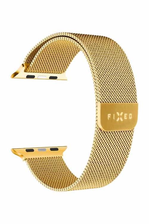 FIXED Fixed Apple Watch (42/44/45/49mm) Armband Mesh - Guld