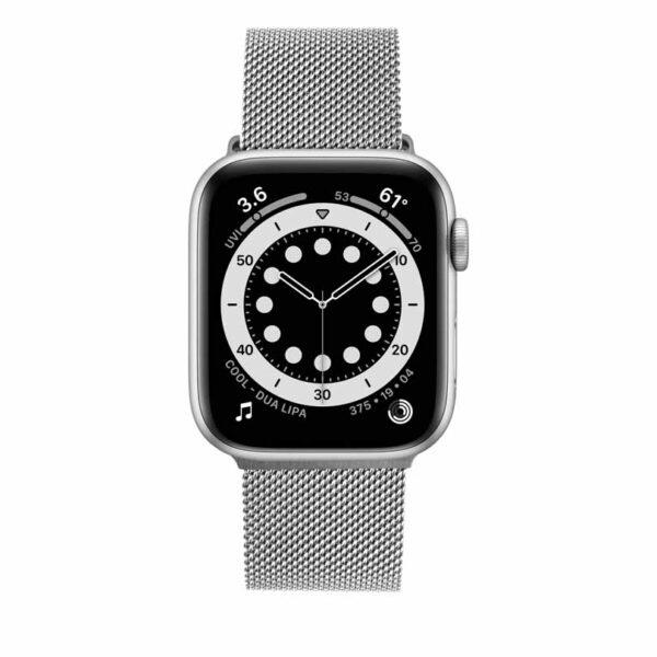 FIXED Fixed Apple Watch 6/7/8 (38/40/41mm) Armband Mesh - Silver