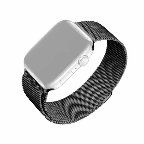 FIXED Fixed Apple Watch (42/44/45/49mm) Armband Mesh - Svart