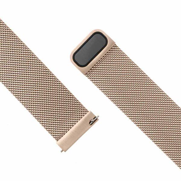FIXED Fixed Smartwatch Armband (20mm) Mesh - Roséguld